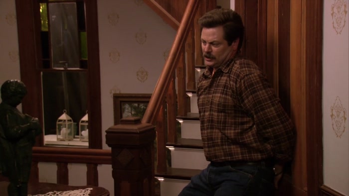 AND I'M GONNA STAY OUT HERE AND GUARD THE DOOR 