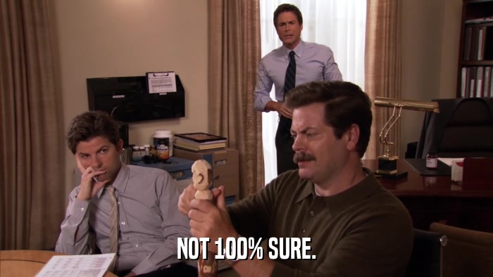 NOT 100% SURE.  