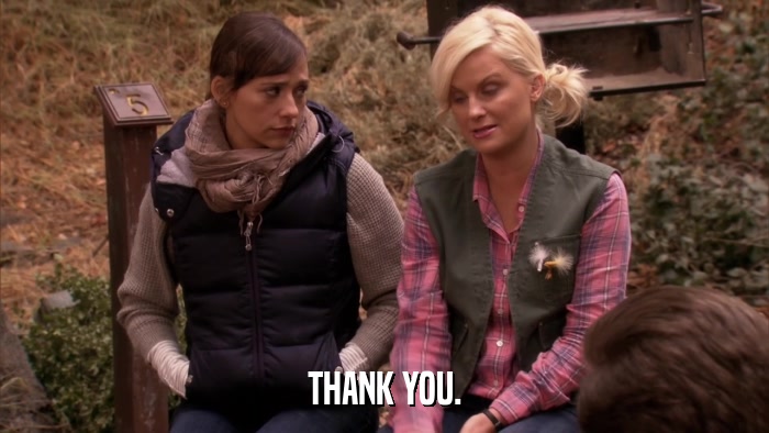 THANK YOU.  