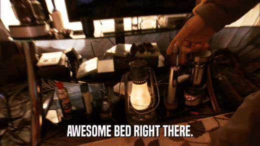 AWESOME BED RIGHT THERE.  