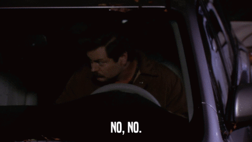 NO, NO.  