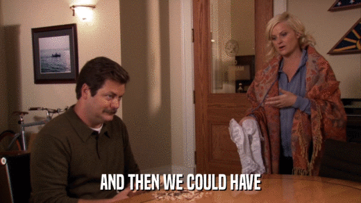 AND THEN WE COULD HAVE  