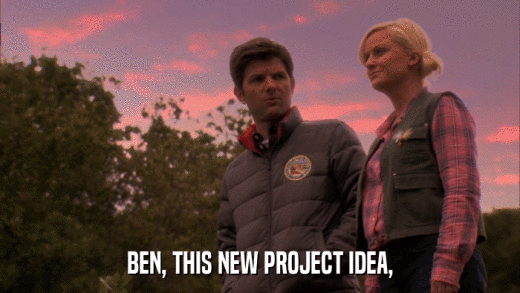 BEN, THIS NEW PROJECT IDEA,  