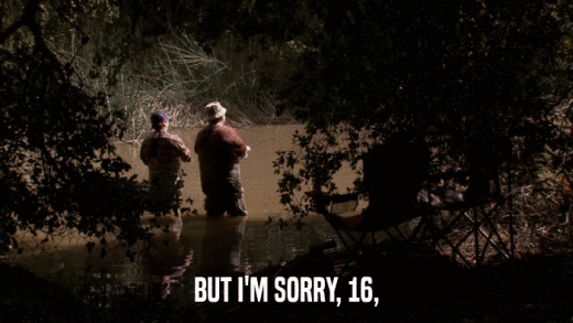 BUT I'M SORRY, 16,  