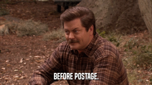BEFORE POSTAGE.  