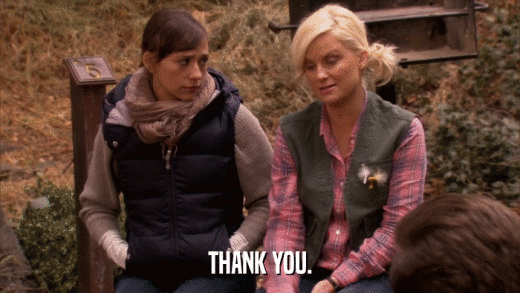 THANK YOU.  