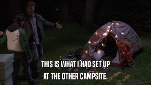 THIS IS WHAT I HAD SET UP AT THE OTHER CAMPSITE. 