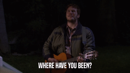 WHERE HAVE YOU BEEN?  