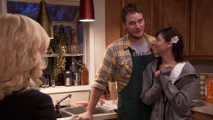 BUT TONIGHT, ME AND APRIL ARE GETTING MARRIED. 
