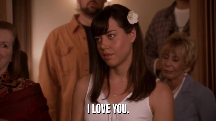 I LOVE YOU.  