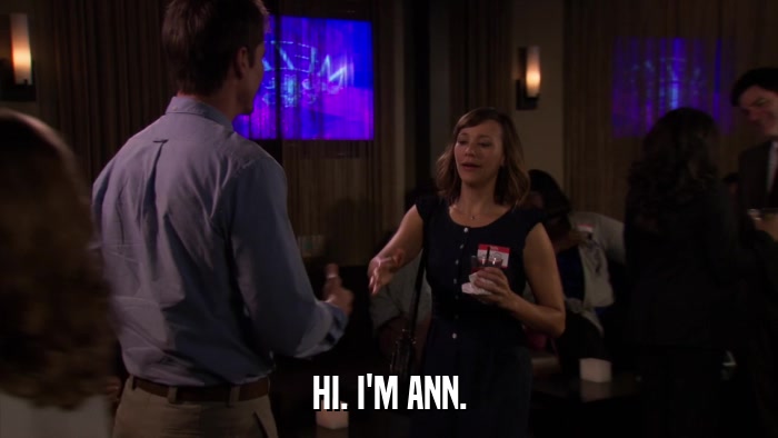 HI. I'M ANN.  
