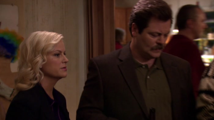 - TAKE A WALK, RON. - YEP. 