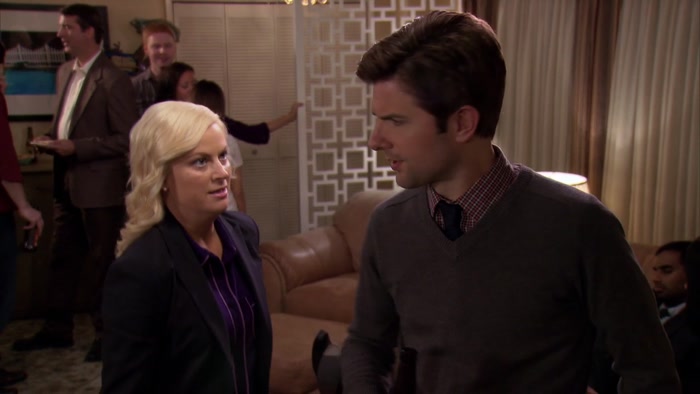 APRIL AND ANDY ARE ABOUT TO GET MARRIED. 