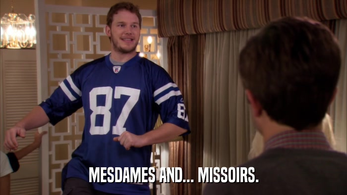 MESDAMES AND... MISSOIRS.  