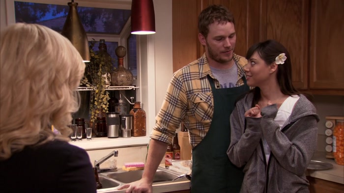 BUT TONIGHT, ME AND APRIL ARE GETTING MARRIED. 