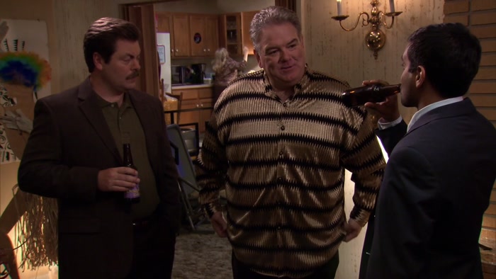 GAYLE WENT OUT AND GOT ME THIS NEW PARTY SHIRT. 