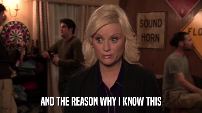 AND THE REASON WHY I KNOW THIS  