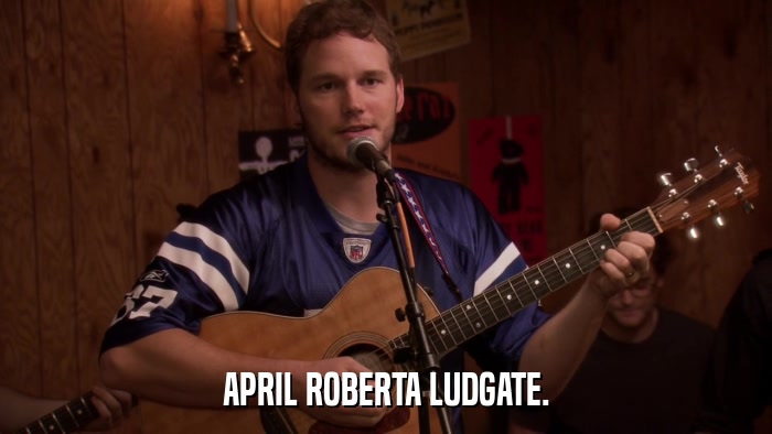 APRIL ROBERTA LUDGATE.  