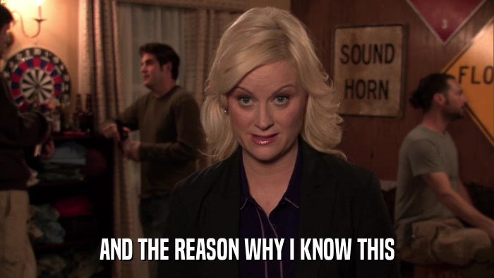 AND THE REASON WHY I KNOW THIS  
