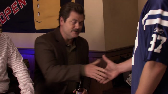 I'D BE HONORED TO, SON.  