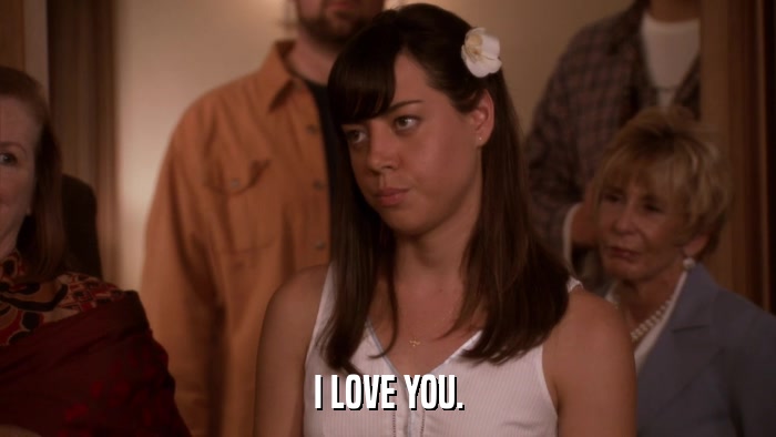 I LOVE YOU.  