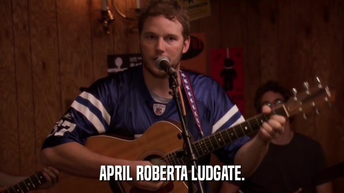 APRIL ROBERTA LUDGATE.  