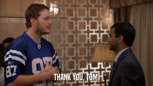 THANK YOU, TOM.  