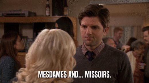 MESDAMES AND... MISSOIRS.  