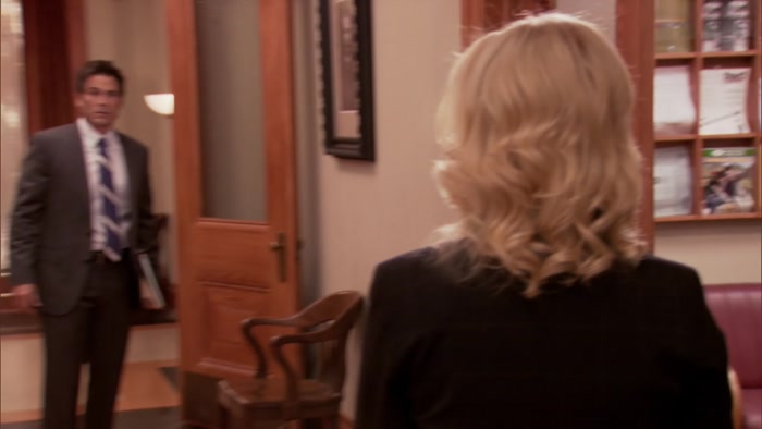 - LESLIE. - HUH? 