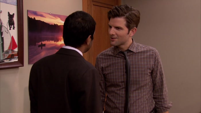 WHAT WAS ALL THAT STUFF WITH YOU AND LESLIE? 