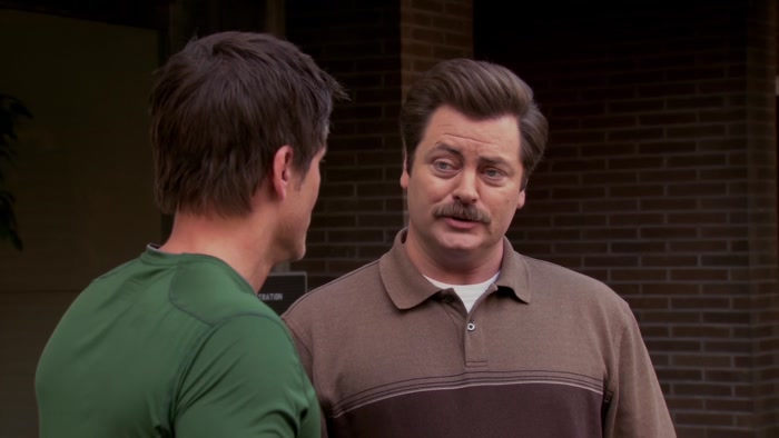 THE RAREST JEWEL OF ALL. VICTORY OVER ME, RON SWANSON. 