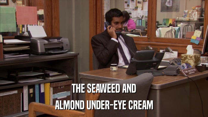 THE SEAWEED AND ALMOND UNDER-EYE CREAM 