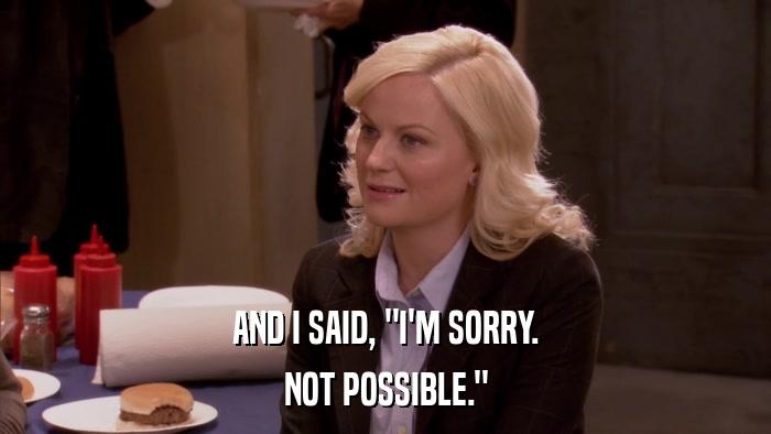 AND I SAID, 