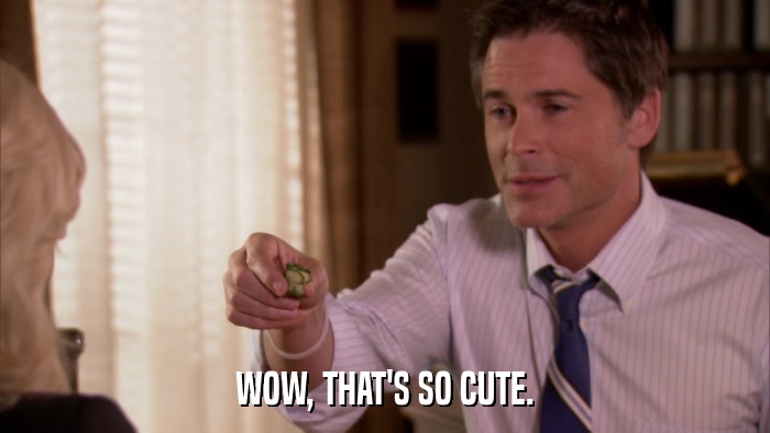 WOW, THAT'S SO CUTE.  
