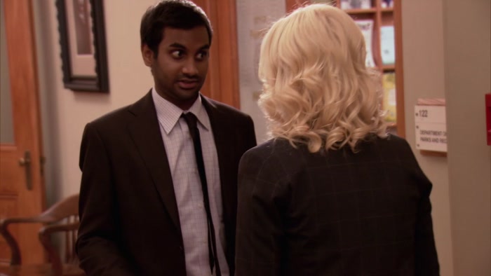 LESLIE. IT'S THE WORKPLACE. YOU'RE BEING A LITTLE BIT TOO FEISTY RIGHT NOW. 