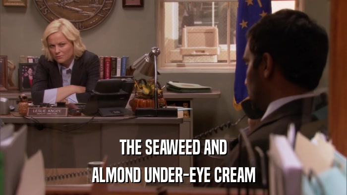 THE SEAWEED AND ALMOND UNDER-EYE CREAM 