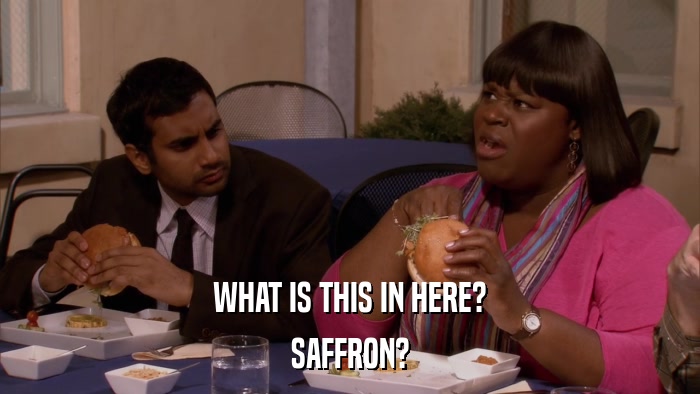 WHAT IS THIS IN HERE? SAFFRON? 