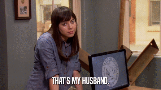 THAT'S MY HUSBAND.  