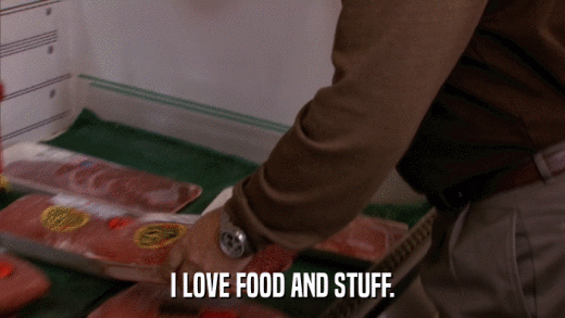 I LOVE FOOD AND STUFF.  