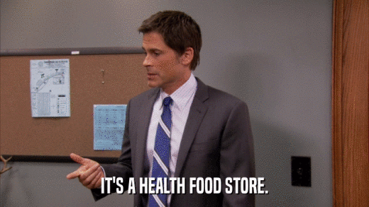 IT'S A HEALTH FOOD STORE.  