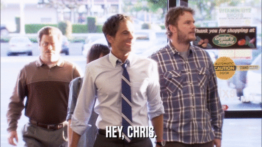 HEY, CHRIS.  