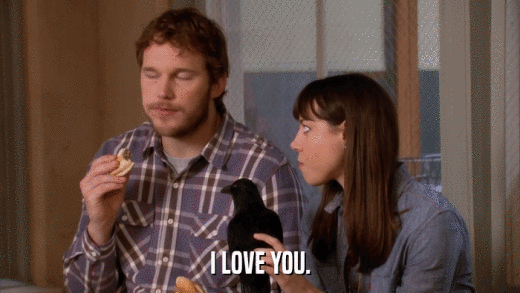 I LOVE YOU.  