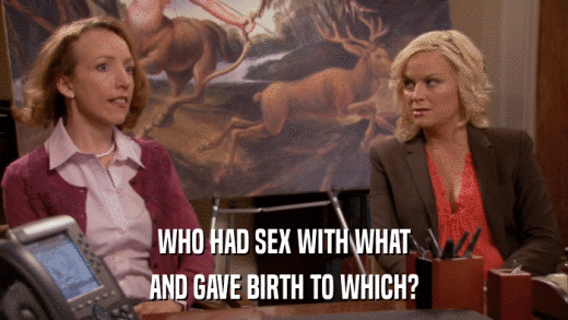 WHO HAD SEX WITH WHAT AND GAVE BIRTH TO WHICH? 
