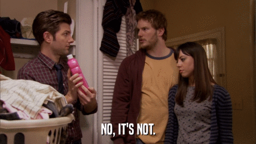 NO, IT'S NOT.  