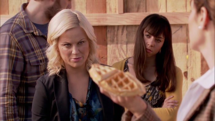 FEED THAT WAFFLE TO THAT DOG TO GET IT TO POOP. 