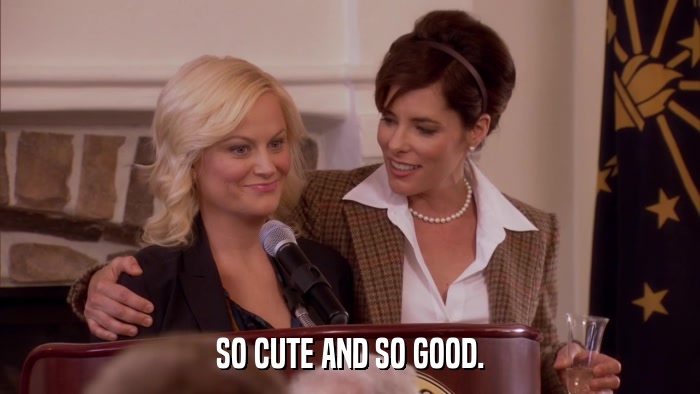 SO CUTE AND SO GOOD.  