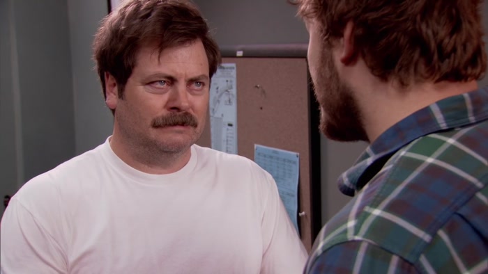 LESLIE SWORE ME TO SECRECY, SO I CAN'T SAY ANYTHING. 