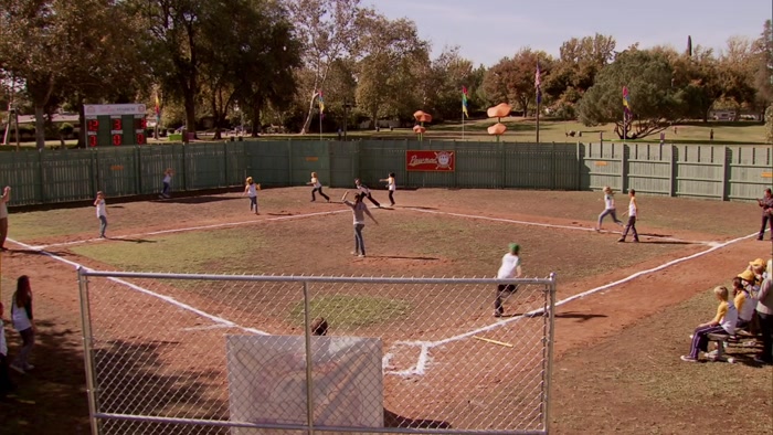 LUCAS WITH A CRAZY BASE HIT!  