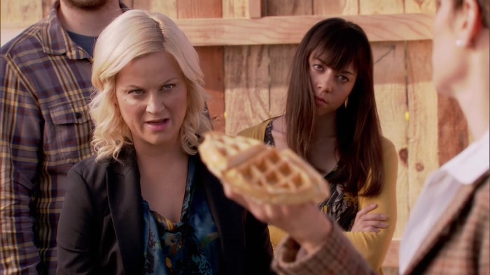 FEED THAT WAFFLE TO THAT DOG TO GET IT TO POOP. 