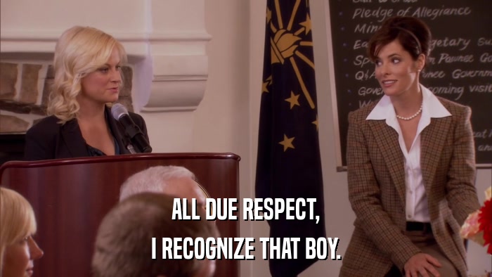ALL DUE RESPECT, I RECOGNIZE THAT BOY. 